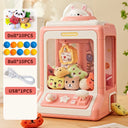 Kids DIY Electric Claw Machine Girl Grab Mini Doll Clip Egg Music Crane Game Education Children Toy For 3 Year Gifts