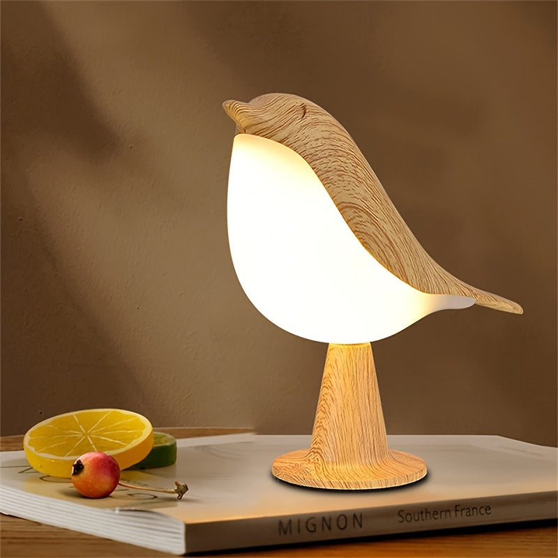 Cute Bird LED Desk Lamp – Rechargeable Touch Night Light with Aromatherapy