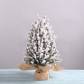 Flocking PE Christmas tree package small mini tree desktop decoration ornaments Christmas ornaments decoracion navideña