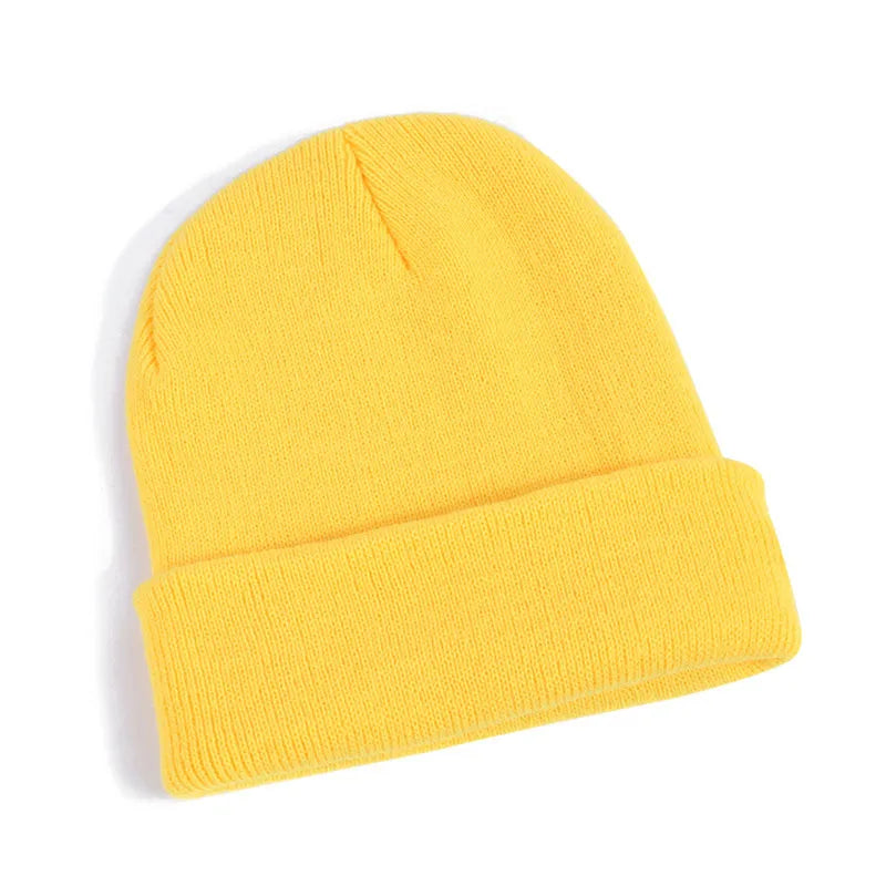 NEW Winter Hats Beanies Knitted Solid Cute Hat Girls Autumn Female Beanie Caps Warmer Bonnet Ladies Casual Cap
