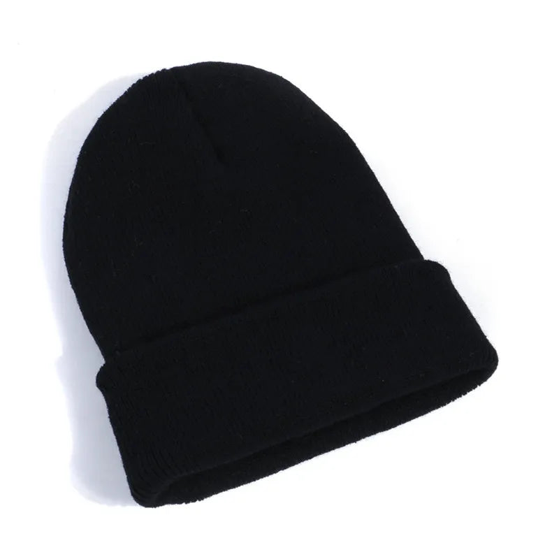 NEW Winter Hats Beanies Knitted Solid Cute Hat Girls Autumn Female Beanie Caps Warmer Bonnet Ladies Casual Cap
