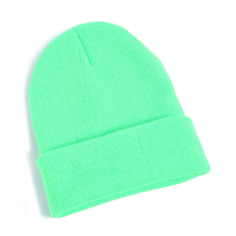 NEW Winter Hats Beanies Knitted Solid Cute Hat Girls Autumn Female Beanie Caps Warmer Bonnet Ladies Casual Cap