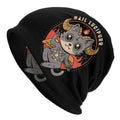 Bonnet Hats Baphomet Satan Lucifer Men Women's Thin Skullies Beanies Hat Hail Lucipurr Cute Cat Autumn Spring Warm Cap
