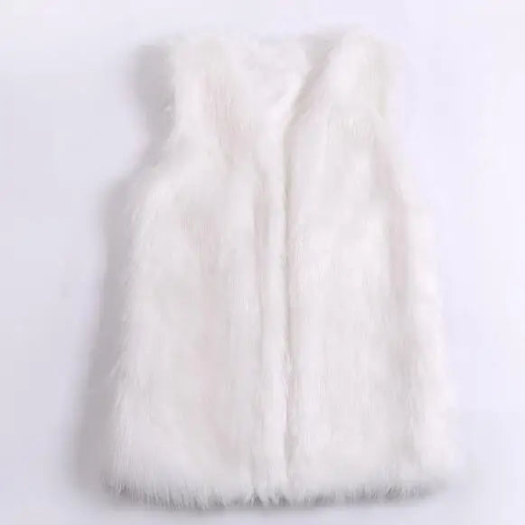 women's vest large size faux fur vest Women sleeveless jacket female fur rabbit  new fox vest women's long vest