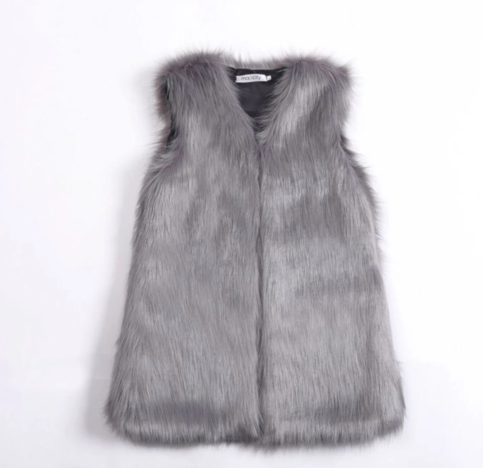 women's vest large size faux fur vest Women sleeveless jacket female fur rabbit  new fox vest women's long vest