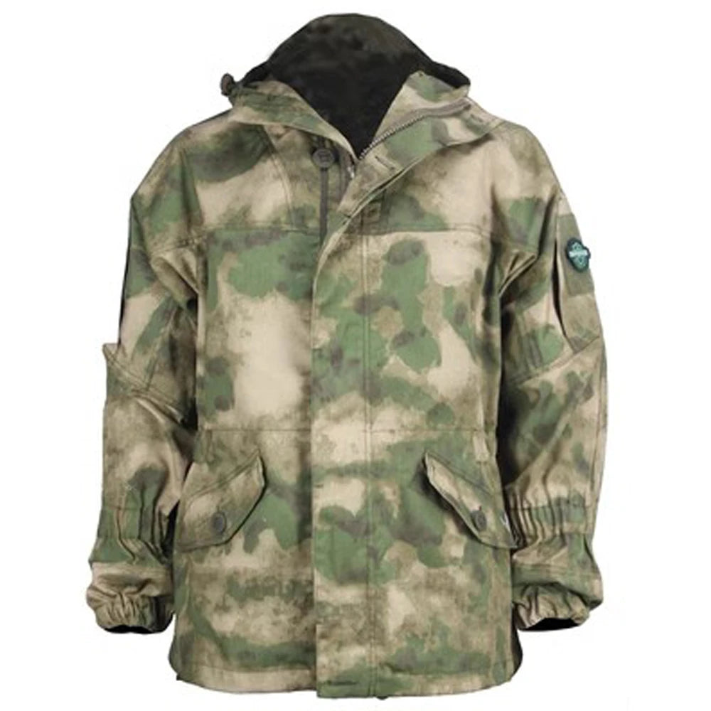 Russian GORKA-3M Combat Suit Men Smock Jacket + Pants 2 Pieces Set Multi Pocket Wear-resistant BDU Special Forces Clothing Male